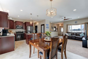 Great Room, Kitchen, Dining Area