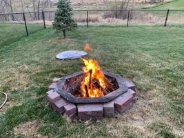 Relax & Enjoy a Crackling Fire in your totally fenced backyard