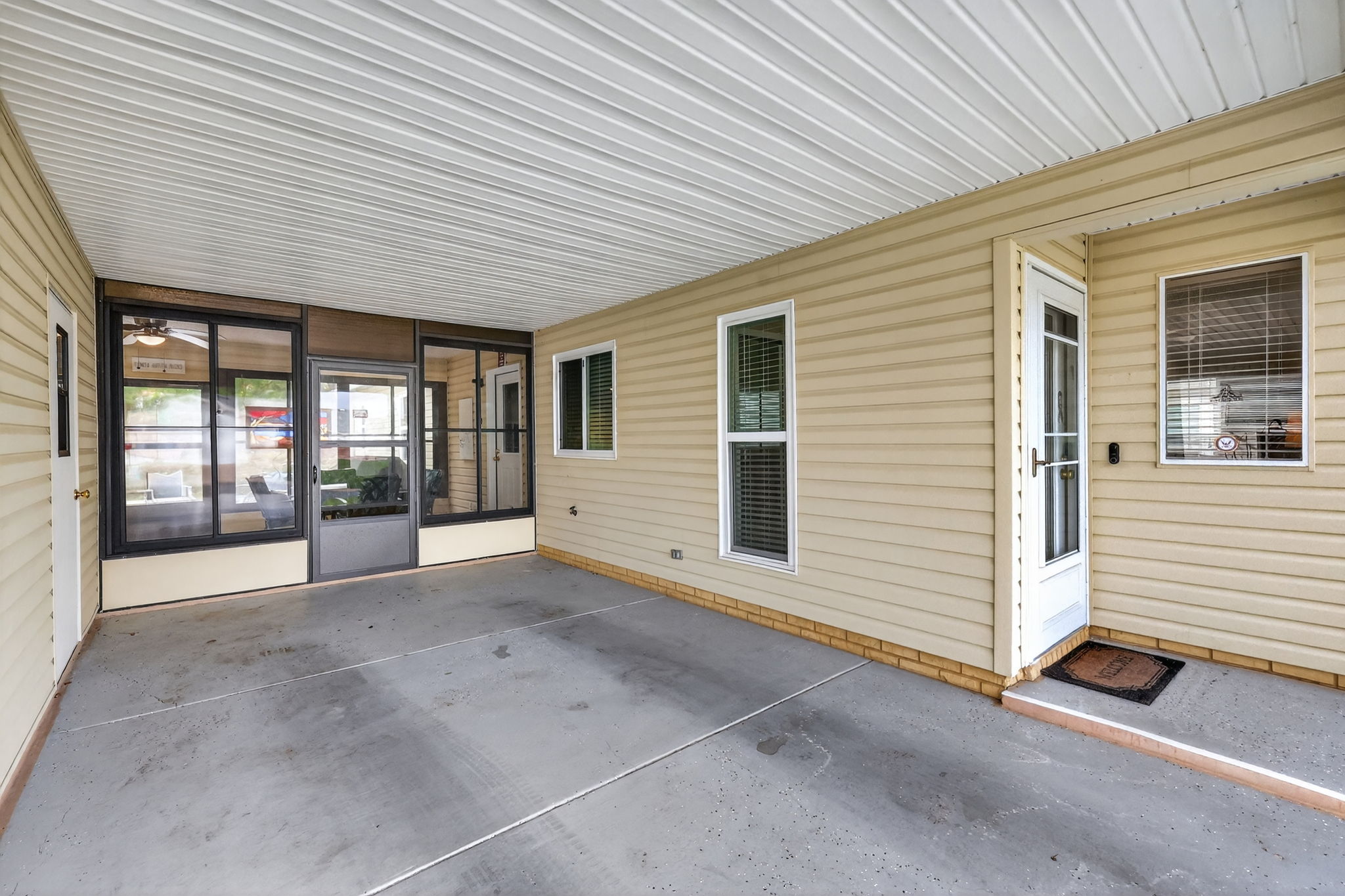 Carport and Front Entry