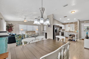 Living, Dining, and Kitchen