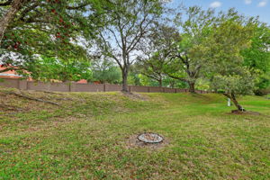 Large Rear Yard with Privacy wall
