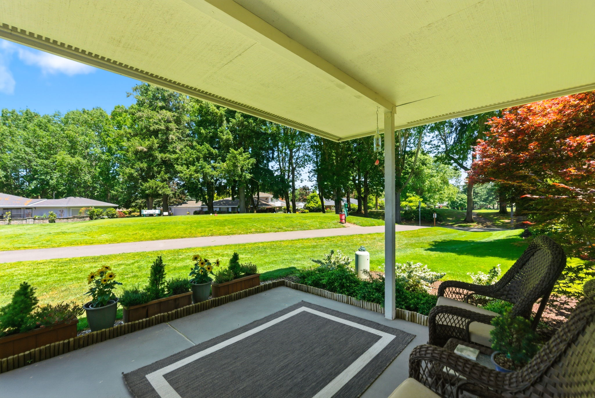 Covered Back Patio
