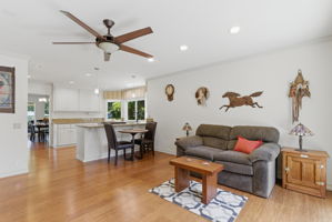 Kitchen open to Family / Garden Room