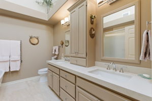 Primary Ensuite Bath - Double Sinks & Heated Towel Rack