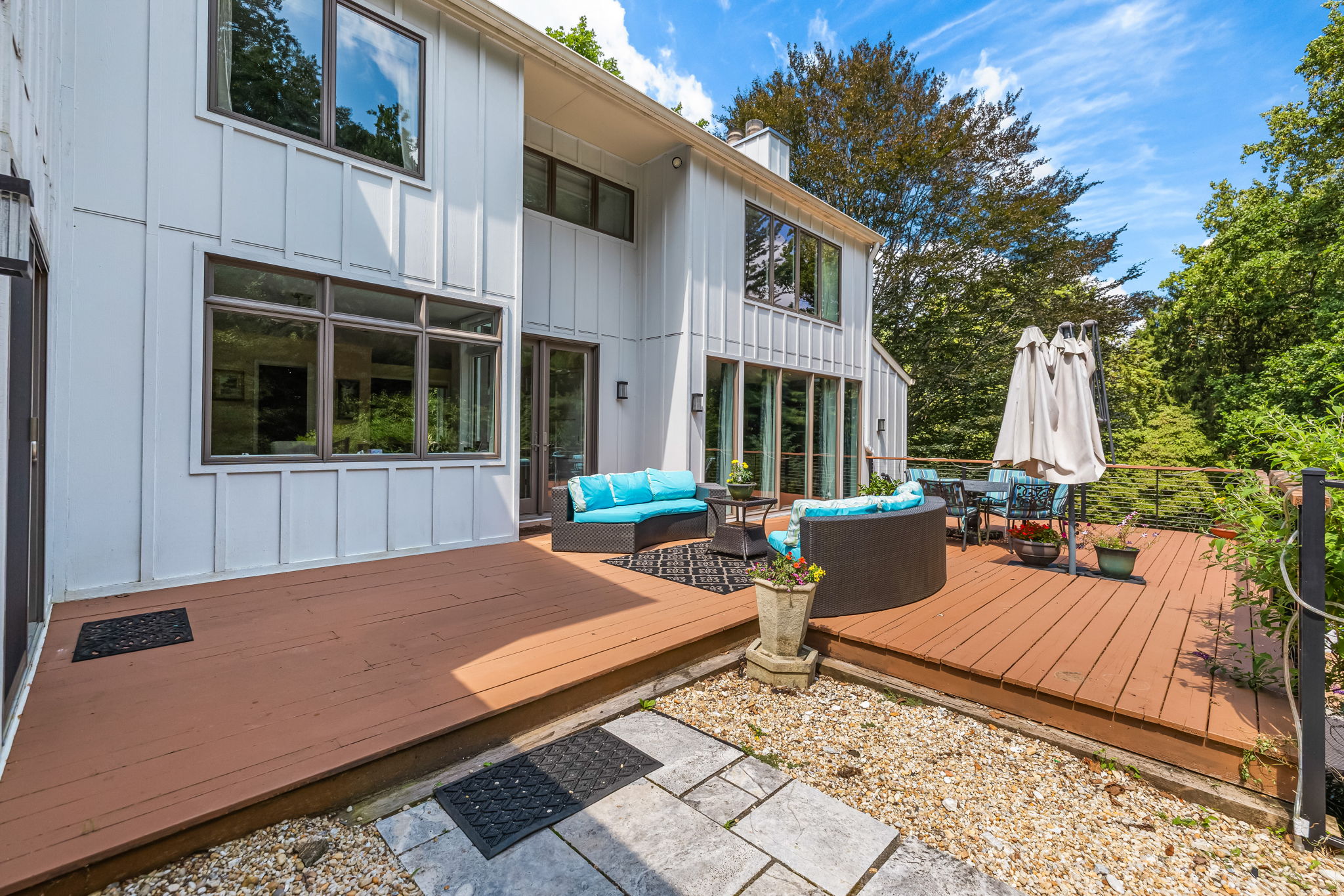 Rear Patio towards Rear Deck