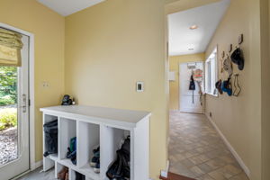 Mud Room enter from front, back or garage