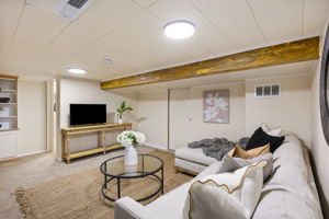 Basement Family Room-View #1