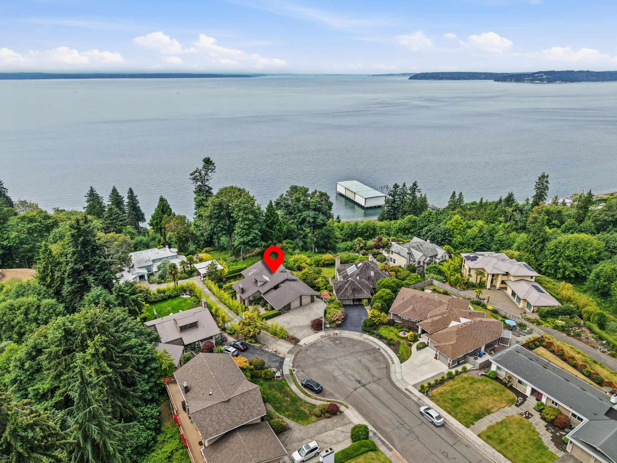 Aerial haines wharf