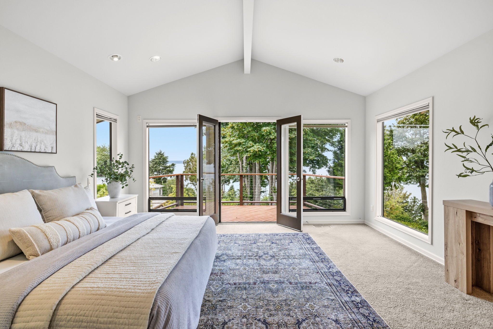 Primary Bedroom with views deck