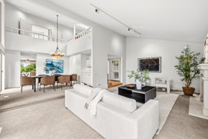 Living room to formal dining