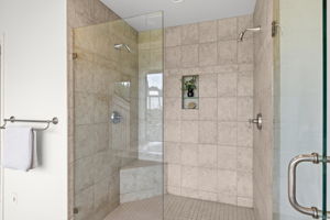 primary bathroom walk in shower