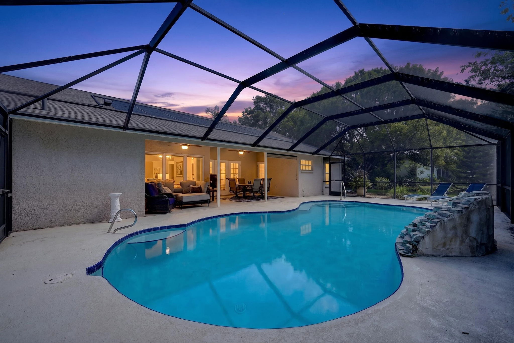 Pool Area - Virtual Twilight