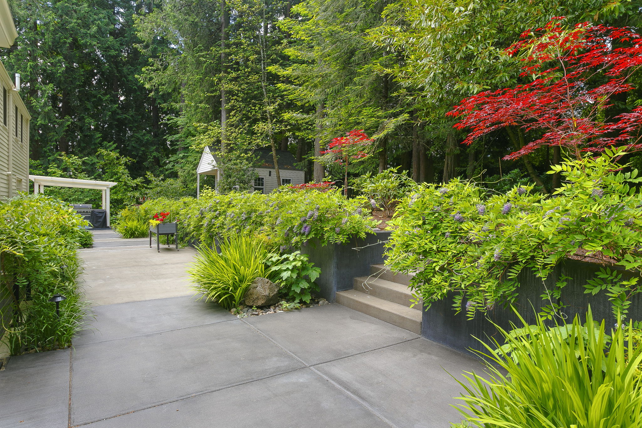 Back Patio Stairs to Back Yard