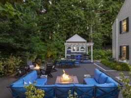 Twilight Side Patio
