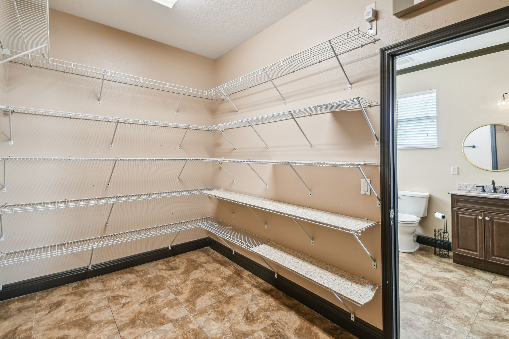 Huge Walk-in Closet in Primary Bedroom