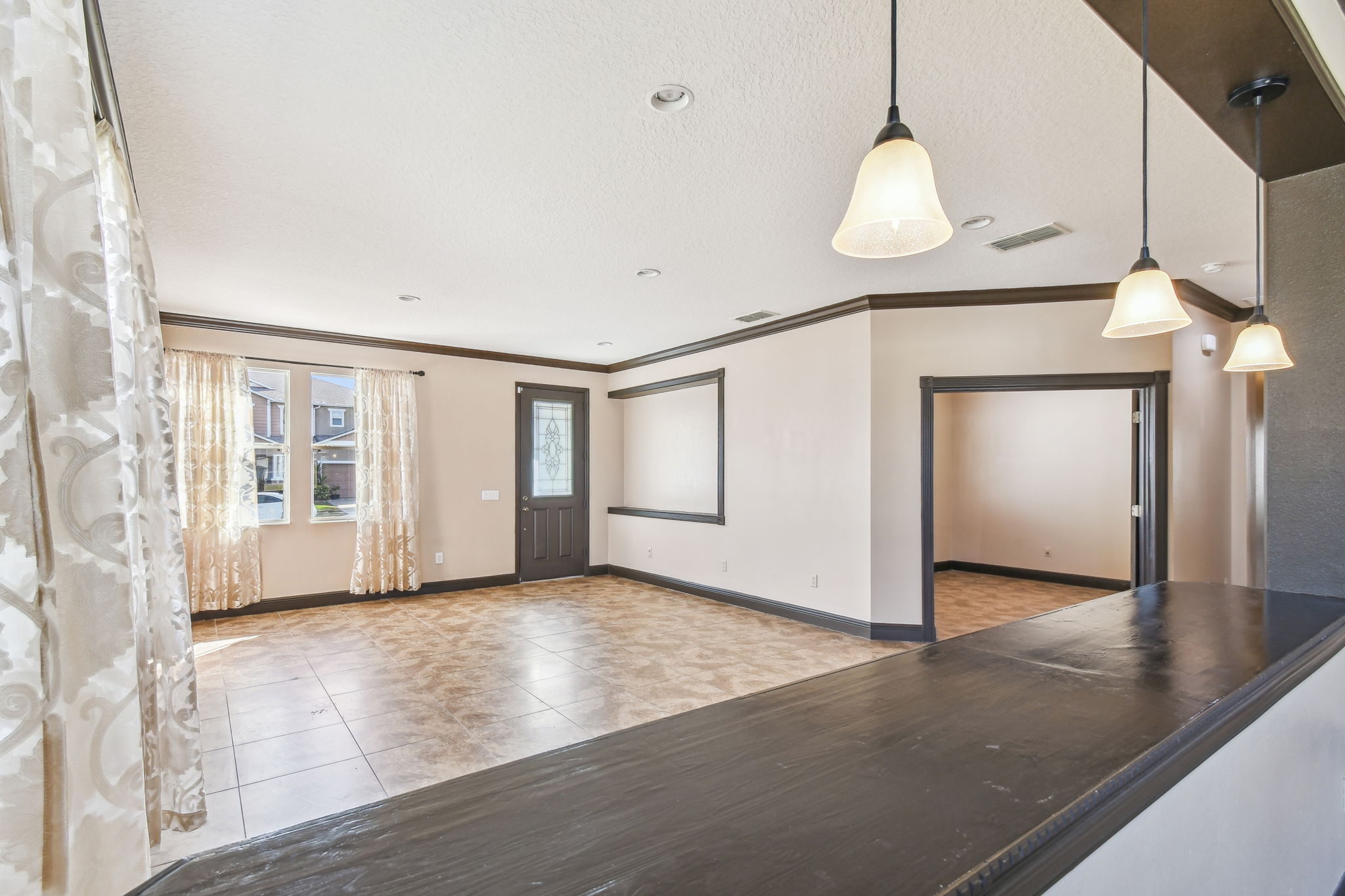 View into Living and Dining Room