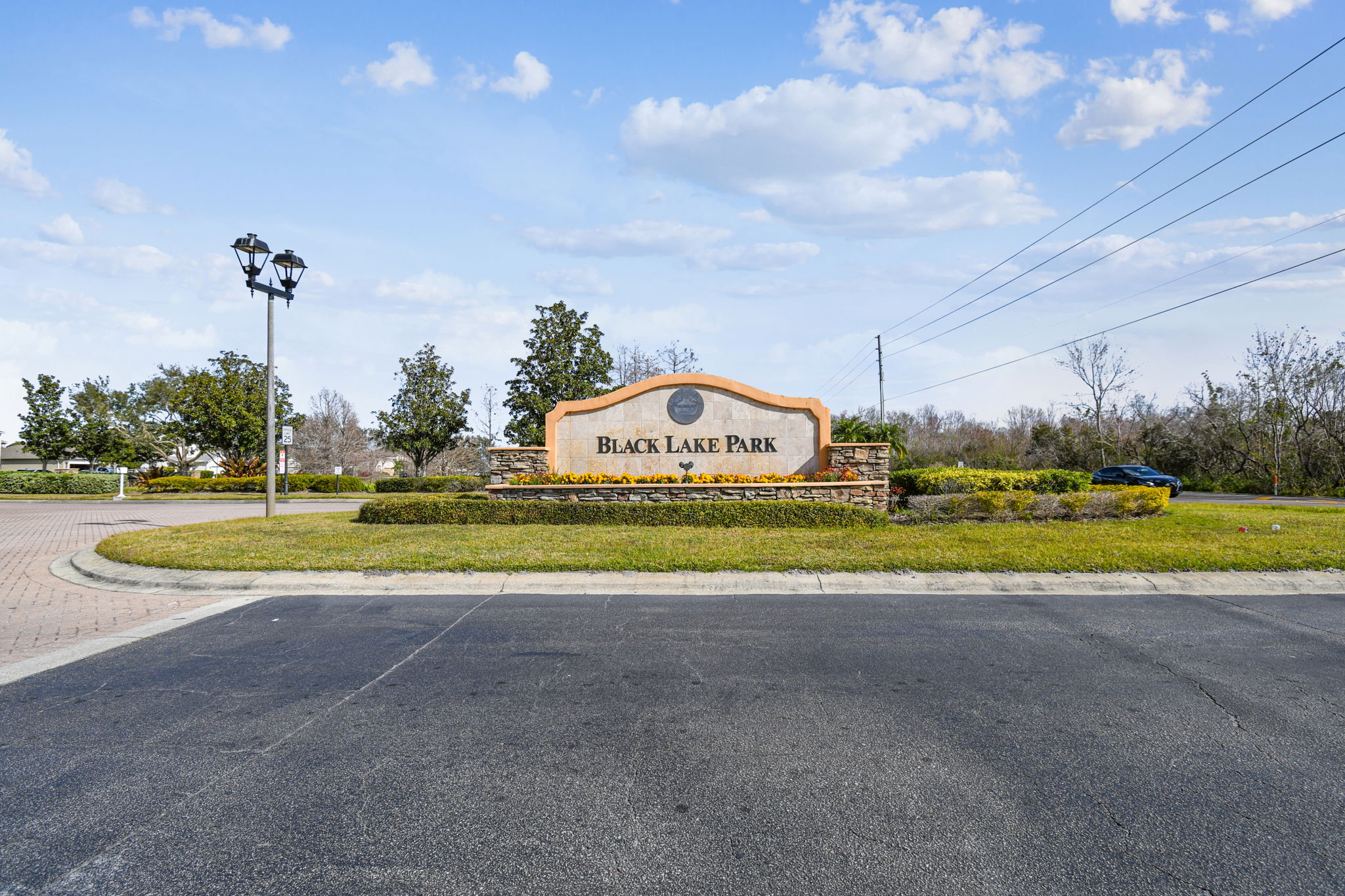 Gated Entrance to Black Lake Park