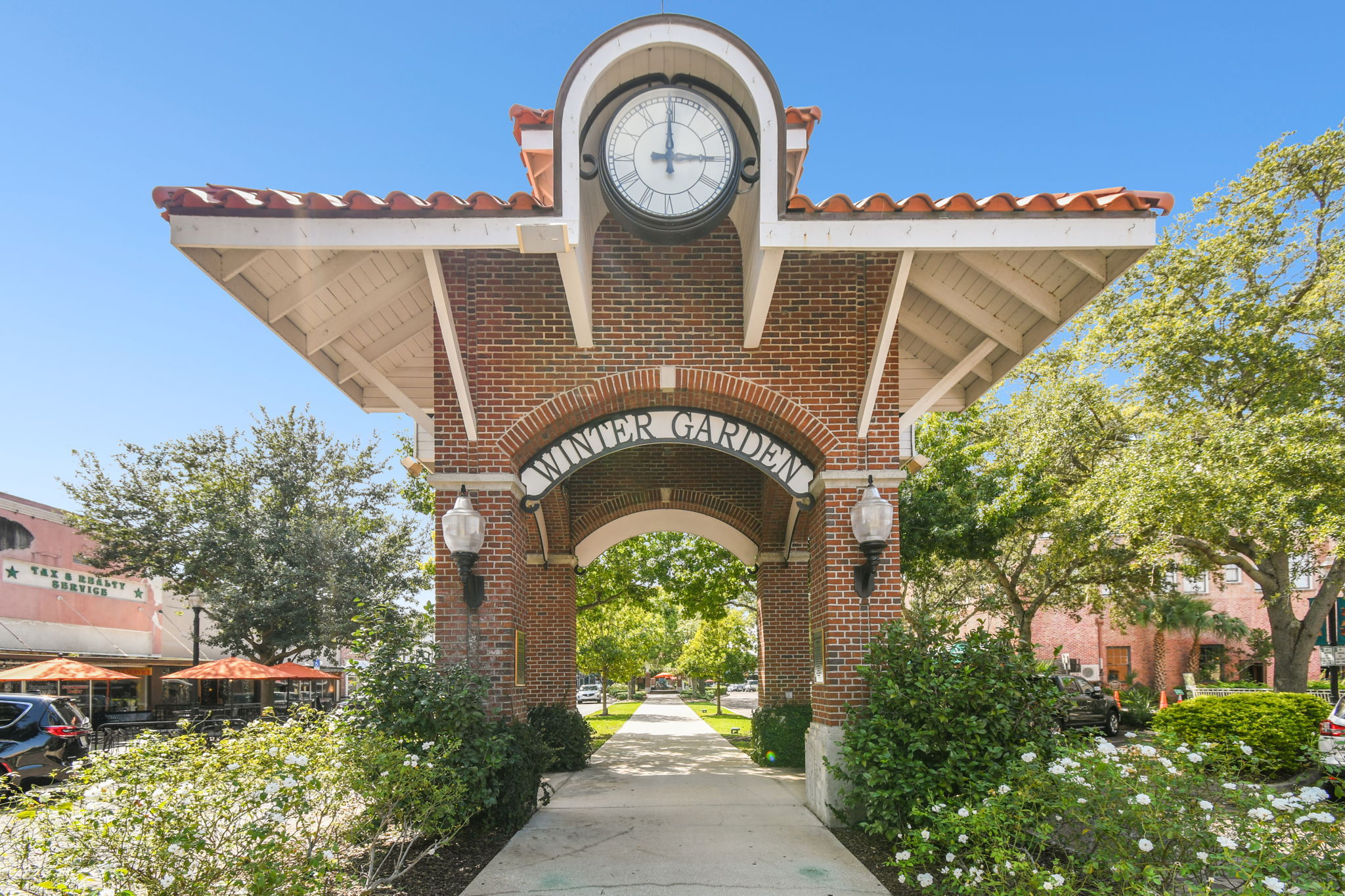 The Winter Garden Clock Tower