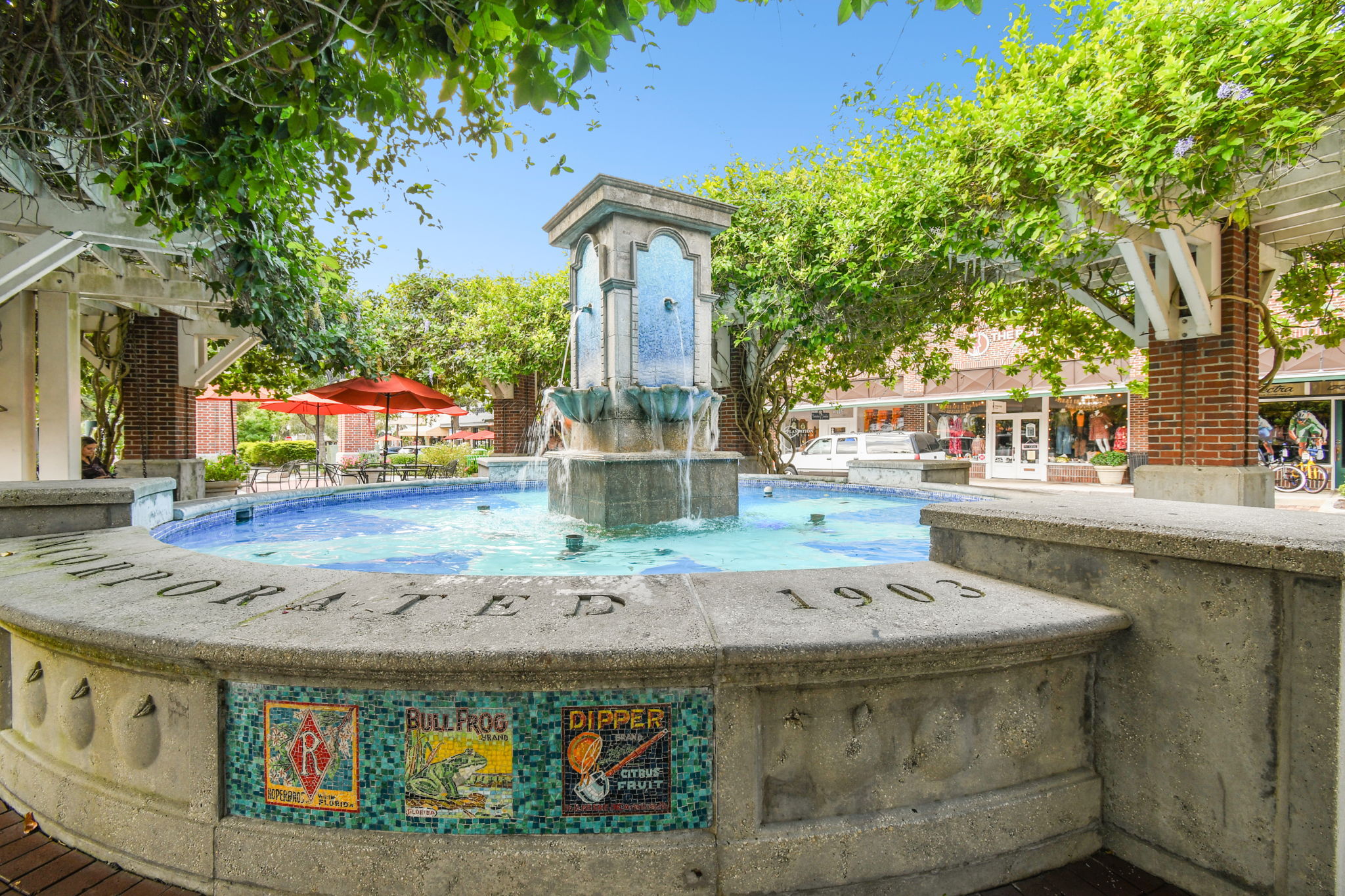 Winter Garden Fountain on Plant St