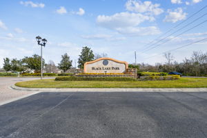 Gated Entrance to Black Lake Park