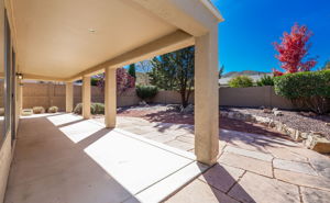 Full Covered Rear Yard Patio