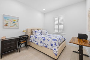 Bdrm 2 Queen w a standing & sitting desk.