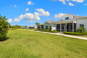 Huge front lawn!