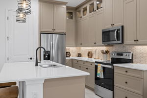 Soft close cabinets.
