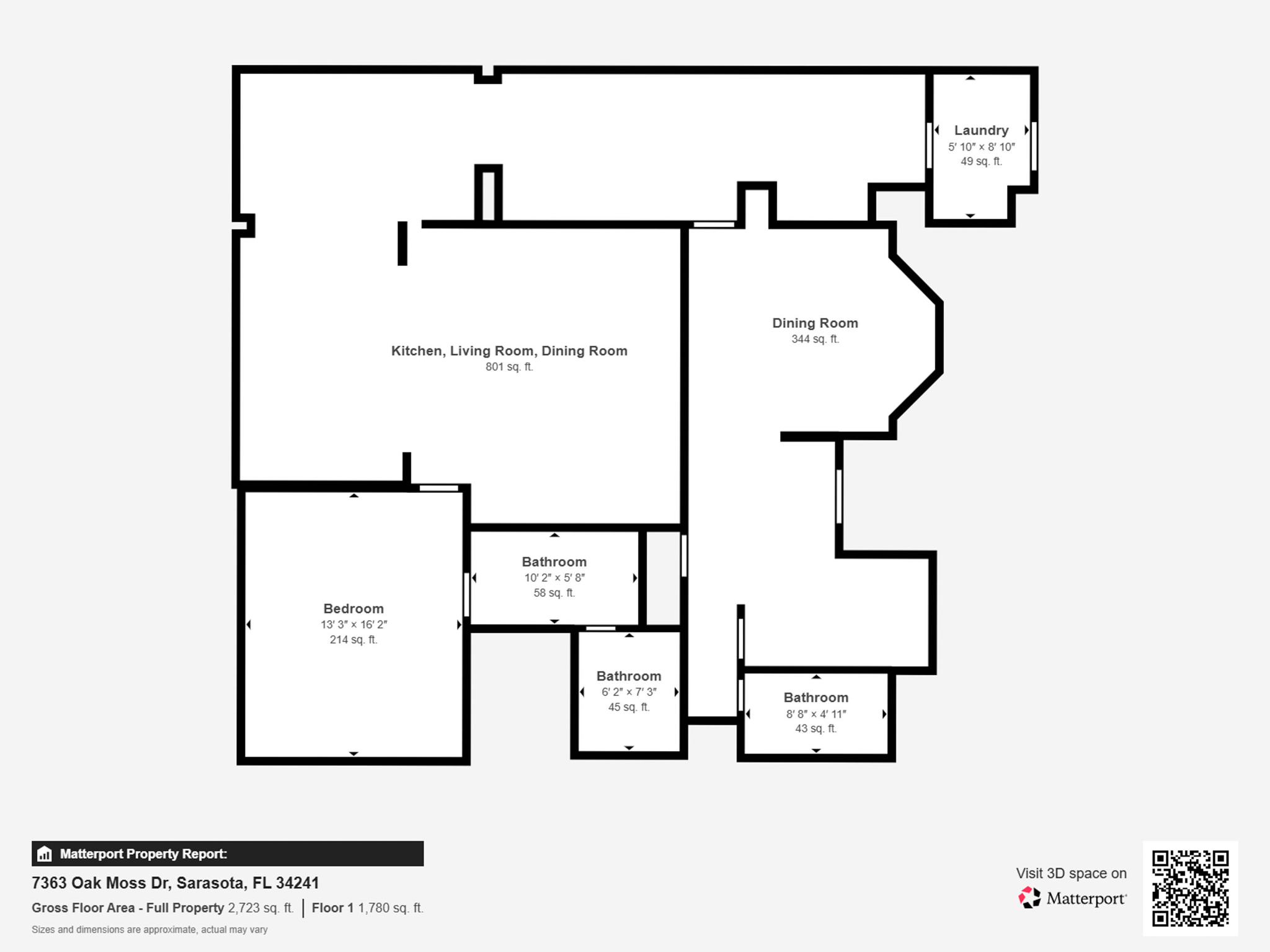 Measurements - 7363 Oak Moss Dr-1