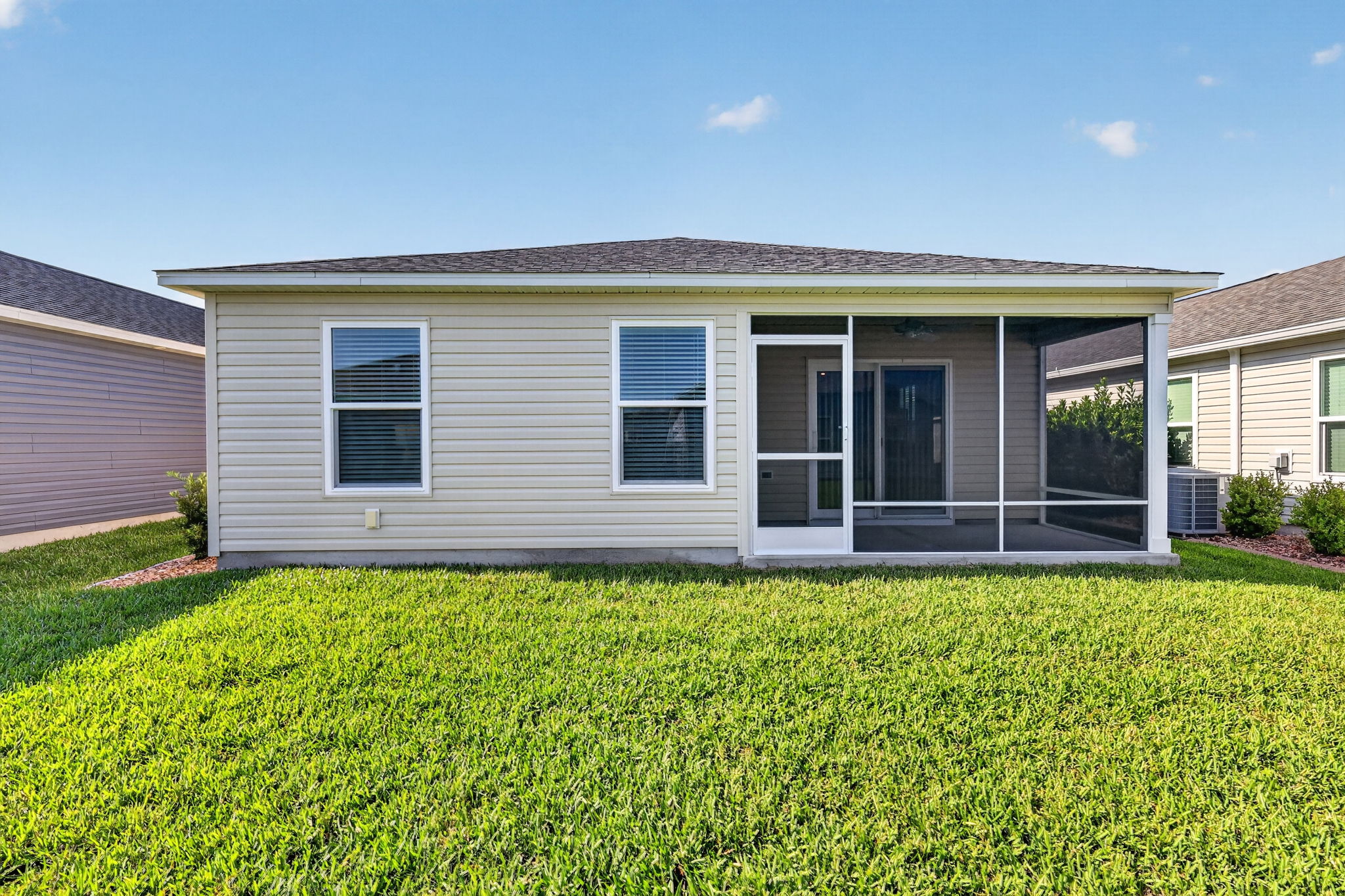 Rear Elevation with Spacious Yard