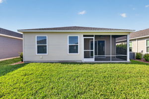 Rear Elevation with Spacious Yard
