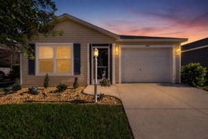 Twilight Front Elevation