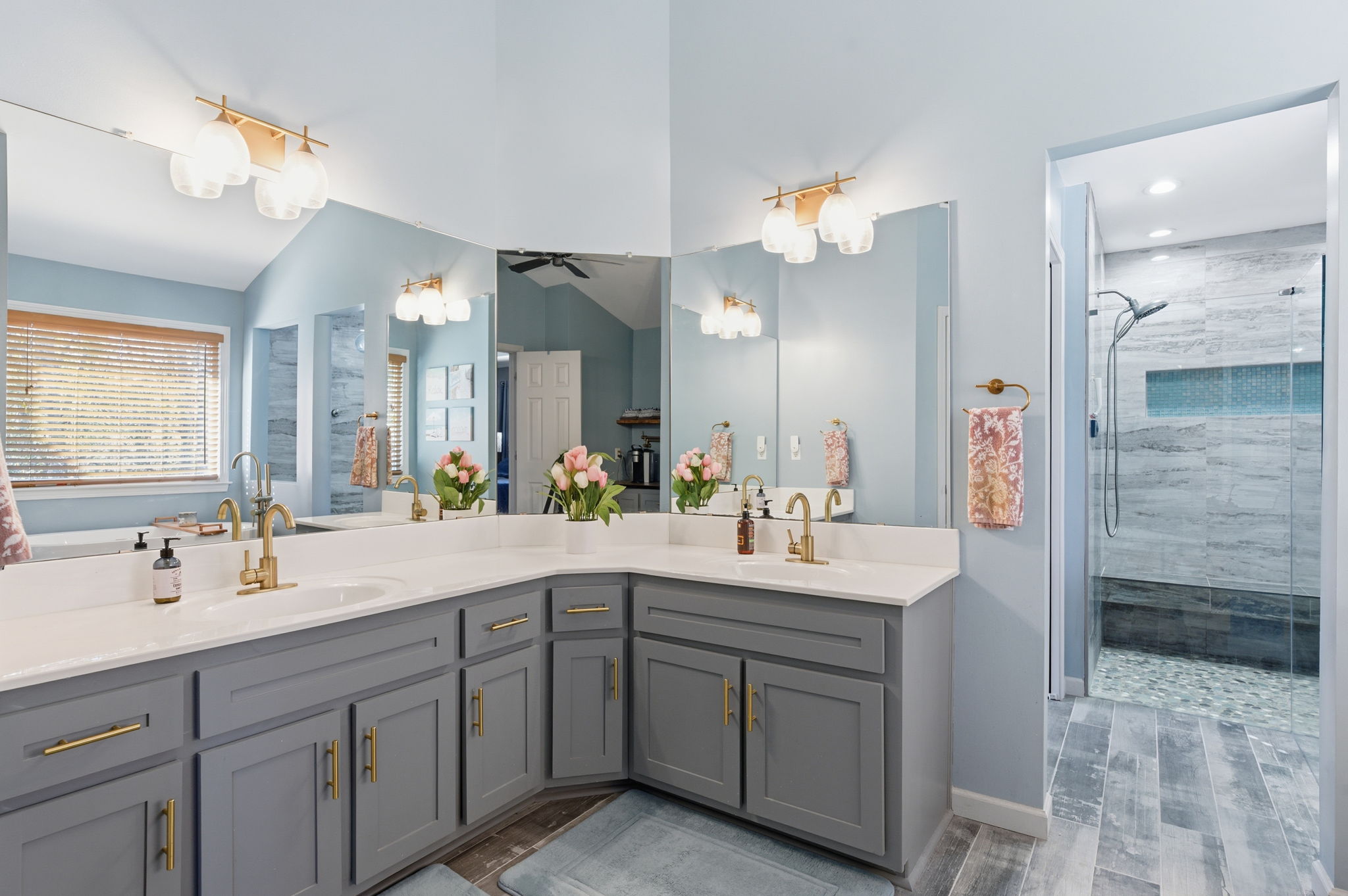 Primary Bathroom with Custom Shower