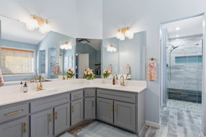 Primary Bathroom with Custom Shower