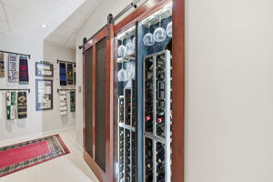 Wine Storage in Finished Basement