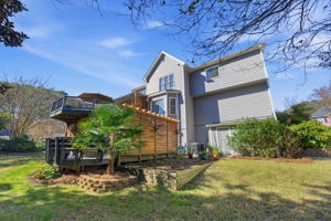 Back of Home with Deck View