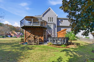 Back of Home with Deck View