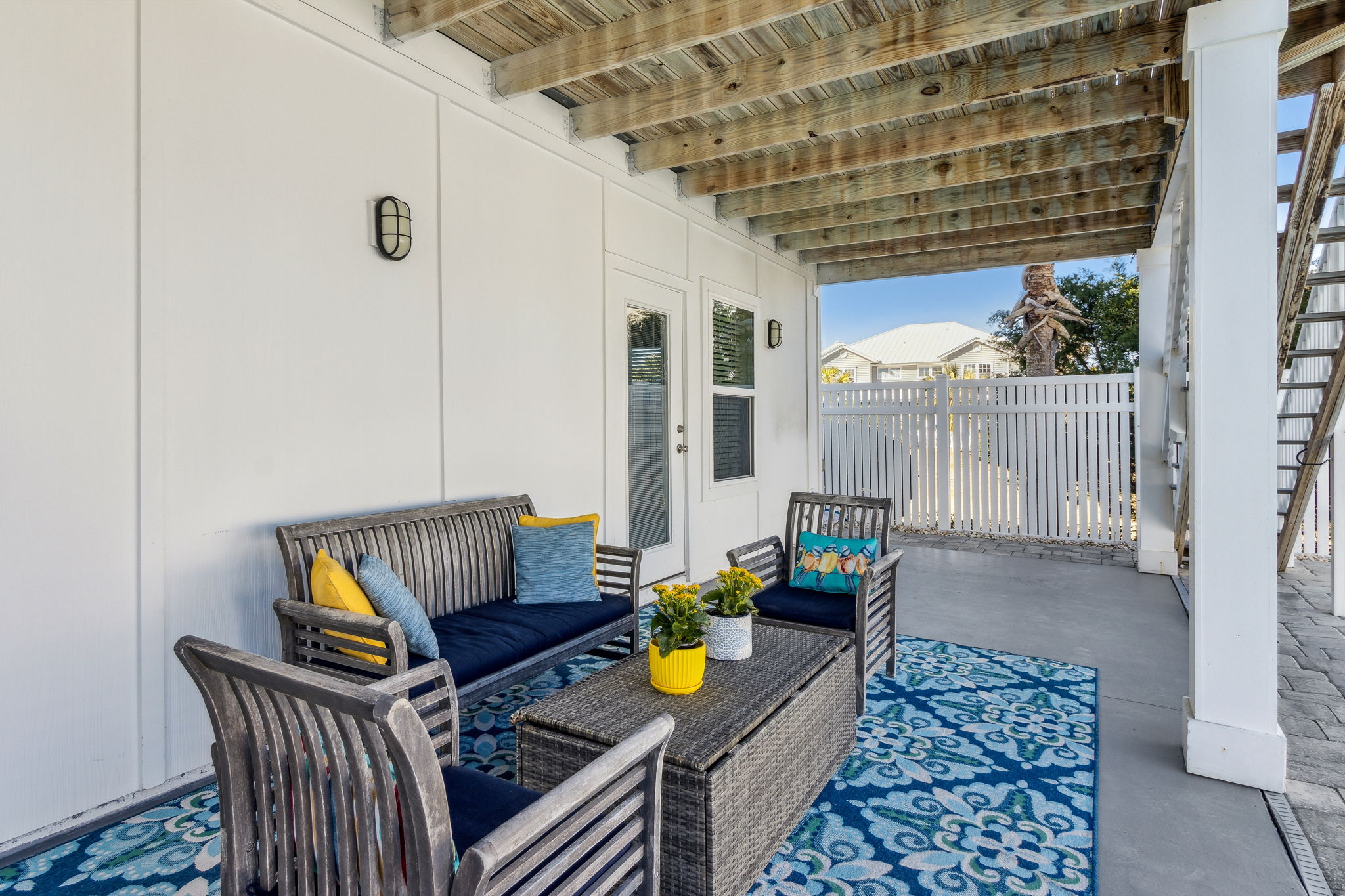 There's plenty of space for poolside grilling and dining, if desired.