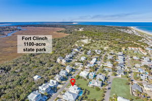 Also a mile away: Fort Clinch State Park ...