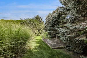 Raised bed hidden from view