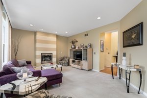 Firelit Family Room