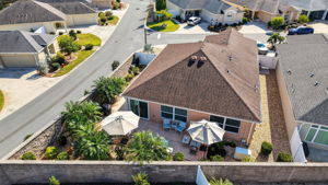 Aerial of Corner Lot with Room For a Pool!