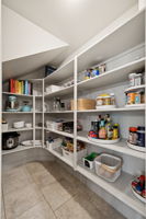 Large walk-in pantry