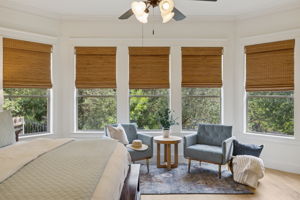 Spacious sitting area.