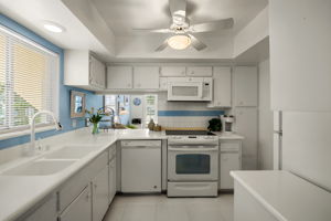 Bright white kitchen