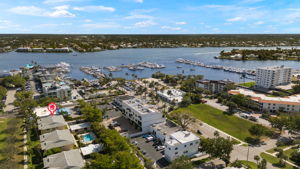 Aerial View 3 -Walk to Naples City Dock & Marina, restaurants & shops