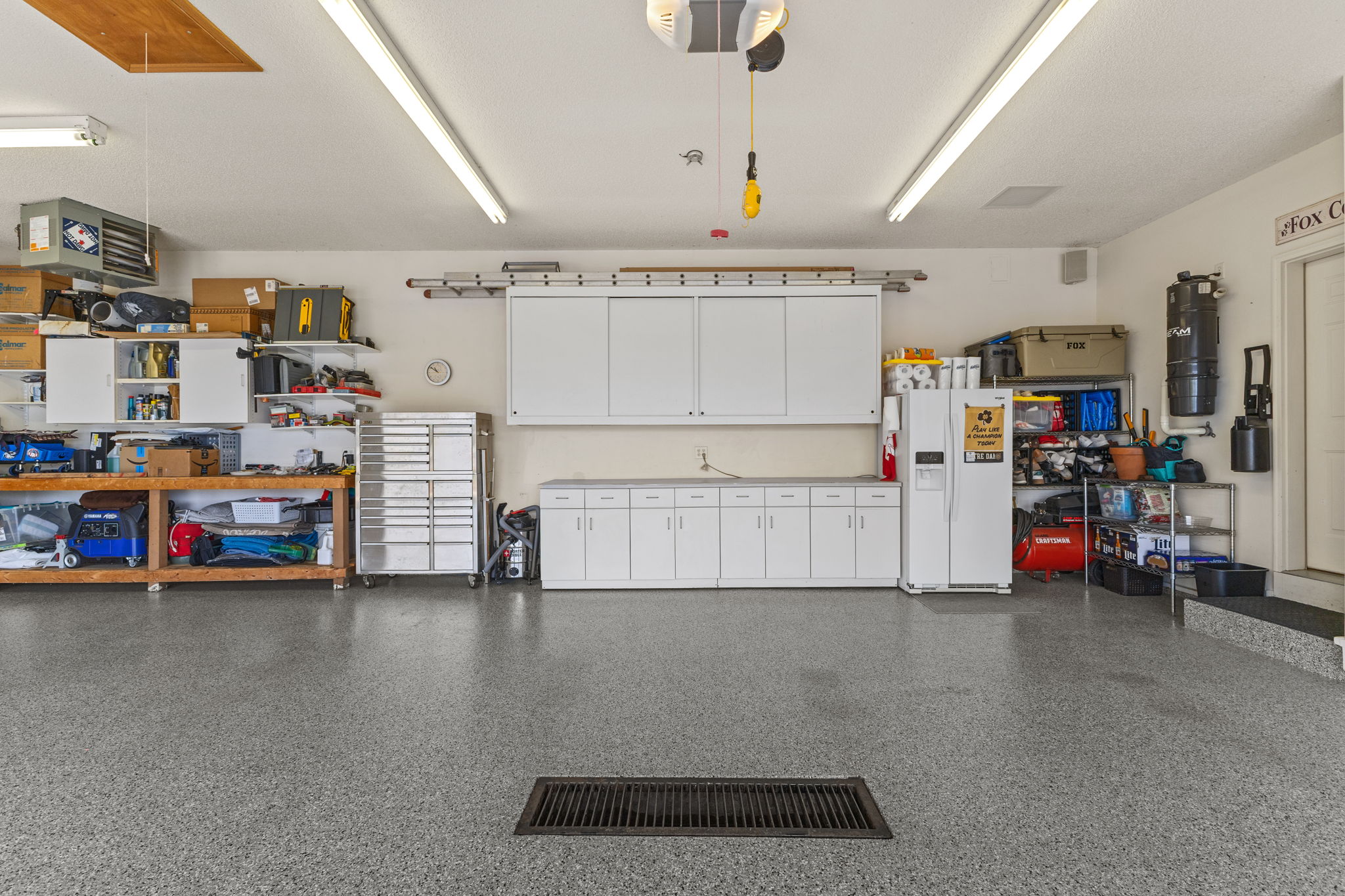 Not Included: 10 Ft of base garage cabinets with countertop