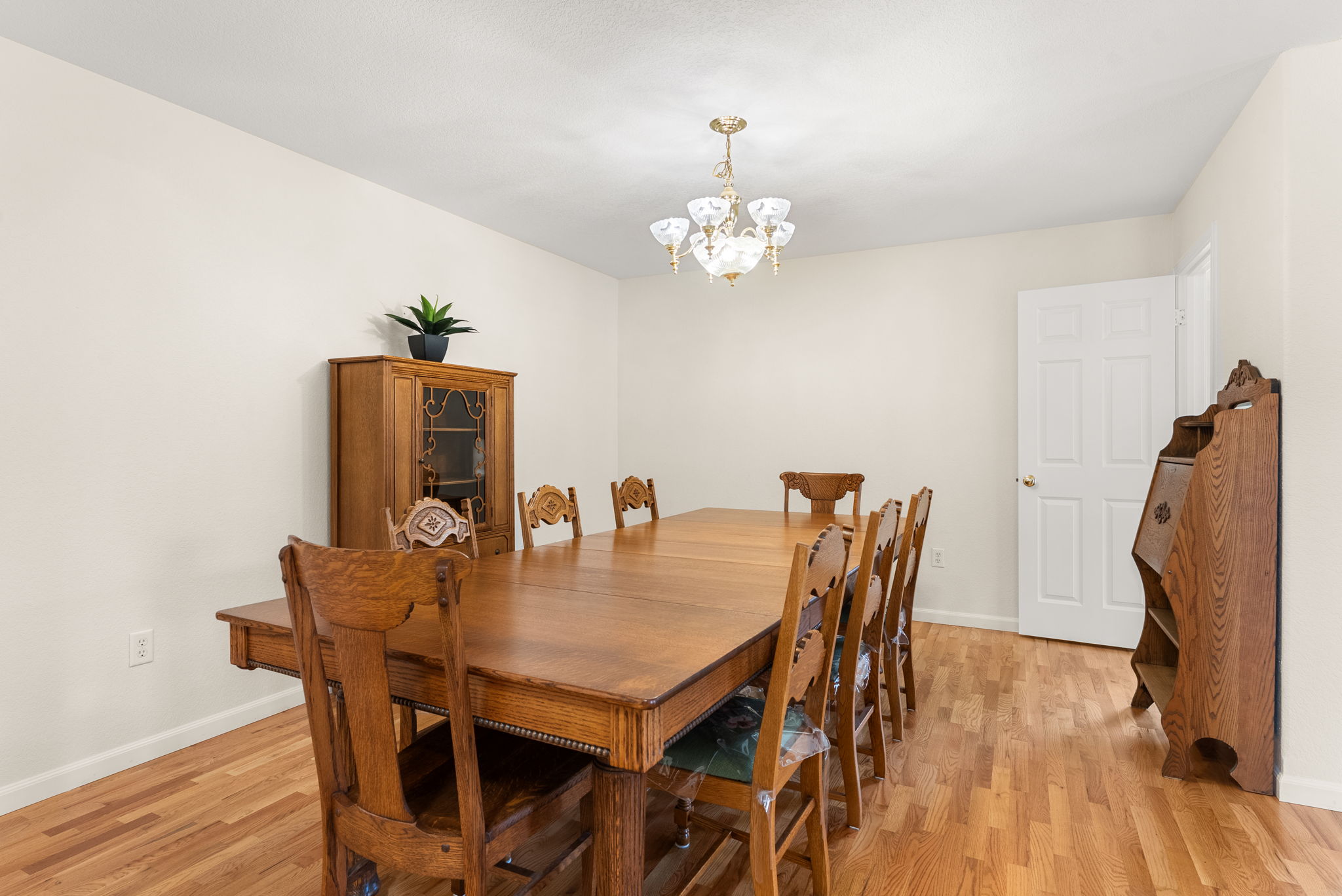 Generous dining room designed for gatherings