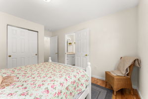 Bedroom with direct access to Jack-and-Jill bathroom