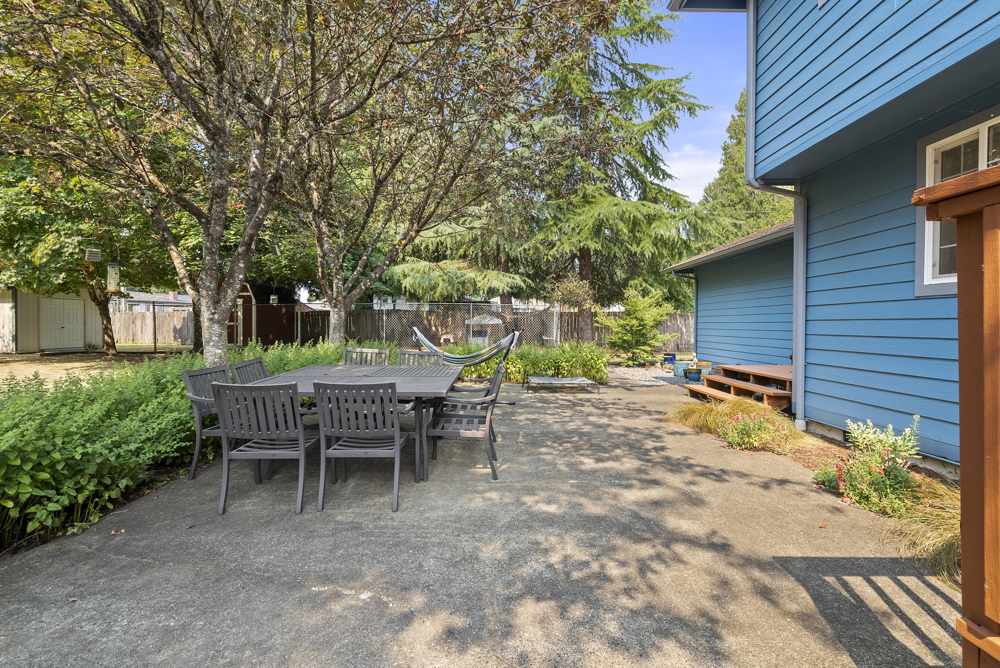 Designed for gatherings with generous patio space, and multiple areas to enjoy the outdoors.